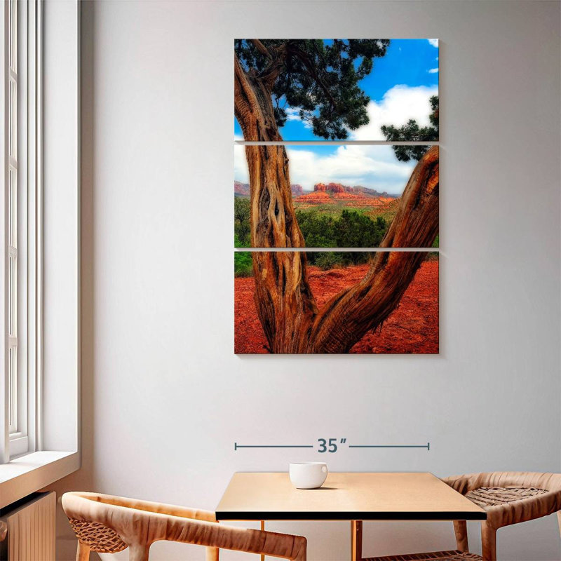 Nicci Desert Reds, 65" H x 42" W