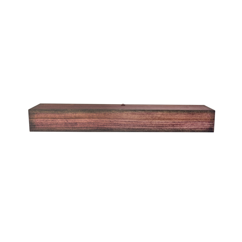 Rayne Poplar Floating Shelves, Cherry, 6" H x 67" W x 8" D