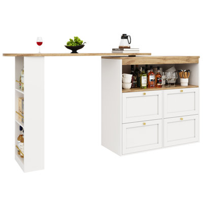 204 cm Home Bar Cabinet