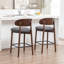 Tabouret de comptoir en bois massif-354948241