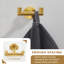 Crochet double pour peignoir en acier inoxydable-63808229