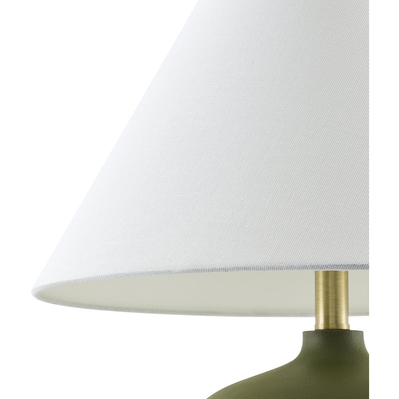 Burlison Makurdi Table Lamps, Green, White