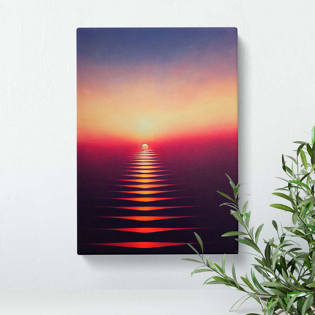 Spellbinding Sunset View - Wrapped Canvas