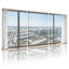 Scénario et paysages urbains, ensemble de 3 impressions sur toile-829907760