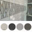 Carreau de mosaïque murale en verre poli Carrara 1 po x 4 po Carrara