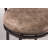 Swivel Upholstered Counter Stool with Metal Frame-41665912