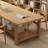 Rectangular Solid Wood Dining Table-1679350701-1679350703