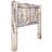 Big Sky Collection Live Edge Panel Headboard, Queen w/ Natural Clear Lacquer Finish-120271102-120271100
