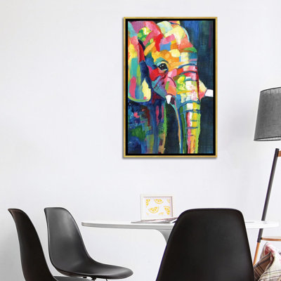«Vibrant Elephant» par Nan - impression