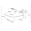 Table basse simple de style crème moderne-106264538