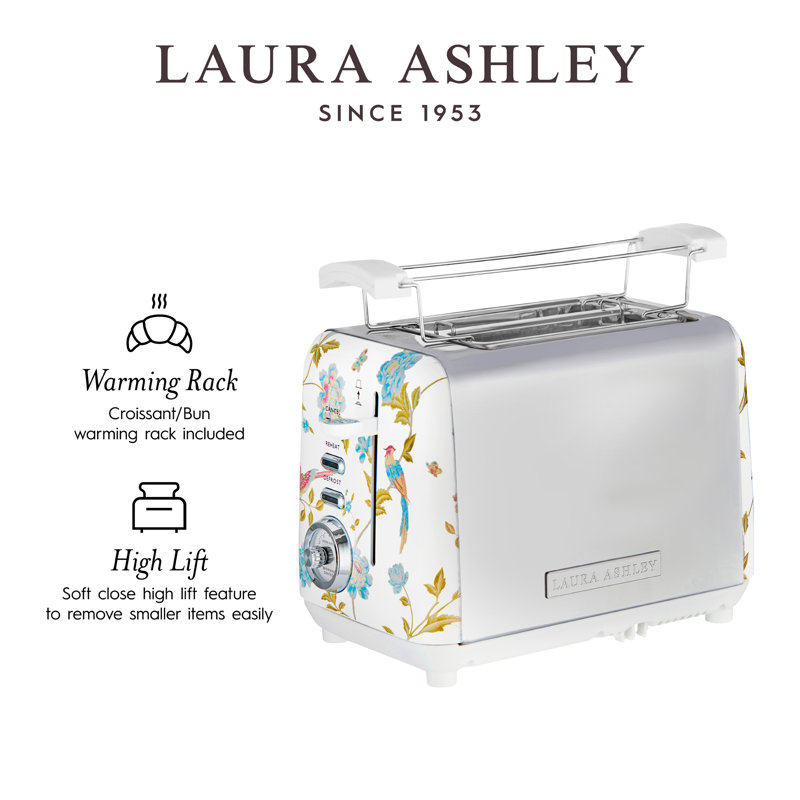 Grille-pain 2 tranches VQ Laura Ashley, Elveden blanc