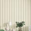 Blooming Garden Collection Vertical Stripe Wallpaper Roll-230953484