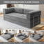 Cloud Boneless Couch Futon Sofa Bed, 5-In-1 Convertible Sofa Bed Pull Out Couch Sleeper Sofa Compressed Loveseat-2074095797