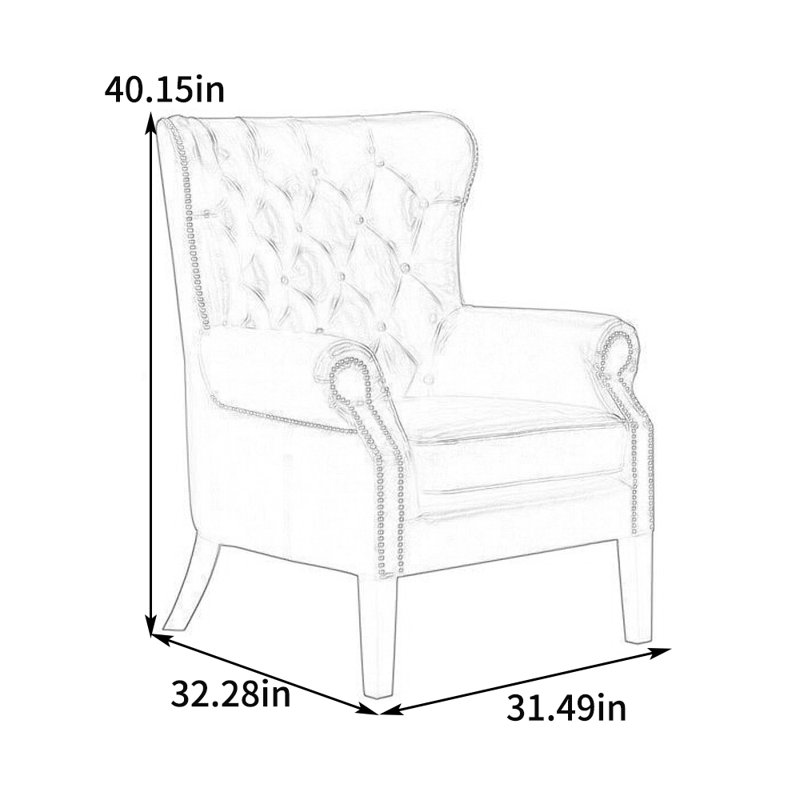 Sudley Faux Leather Club Chair