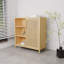 Petite et mince solution de rangement à une porte pour la maison - 2 tablettes ouvertes cachées, convient aux coins, tour à linge autoportante, assemblage facile, poids de 34,36 lb