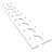 Pandora PVC Adjustable Decorative Slat Wall Panel Kit-94559062