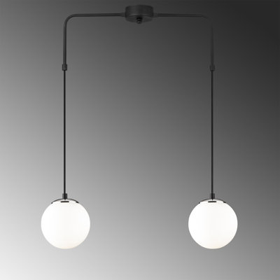 Shirley 2 - Light Black Sphere Pendant