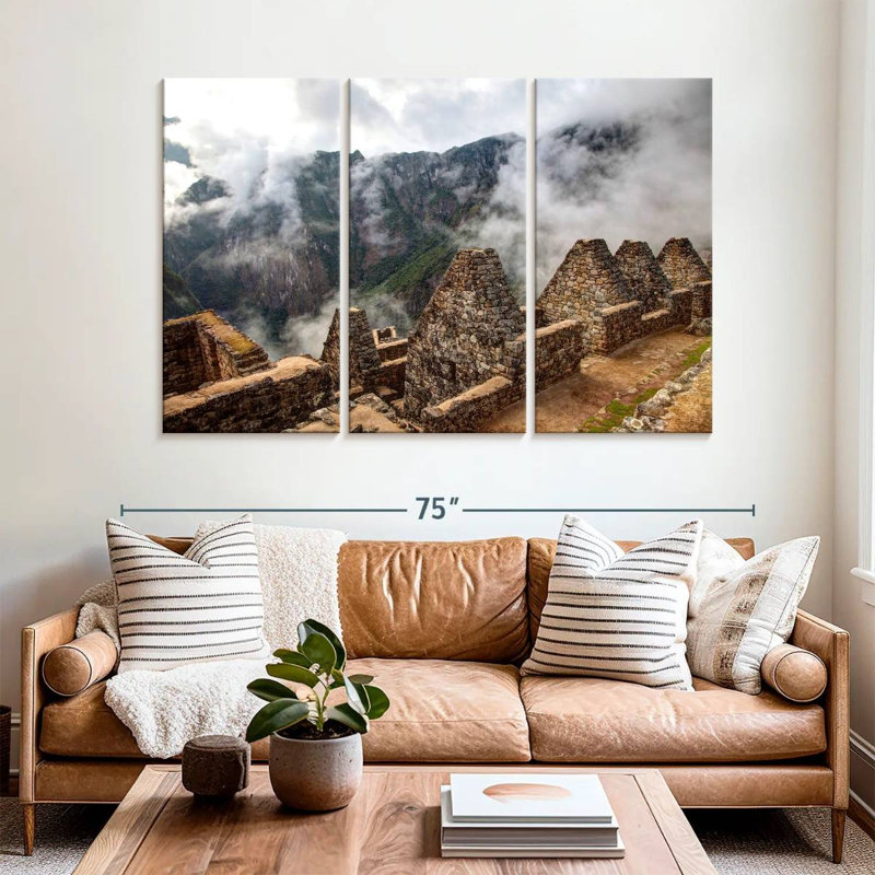 Lilie Cloudy Machu Picchu, 42" H x 65" W