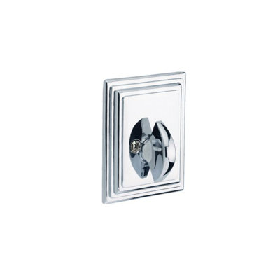 Wilshire Single Sided Deadbolt Unlacquered Brass Finish