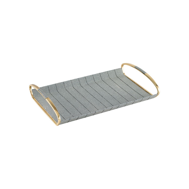 Linea Metal Decorative Tray