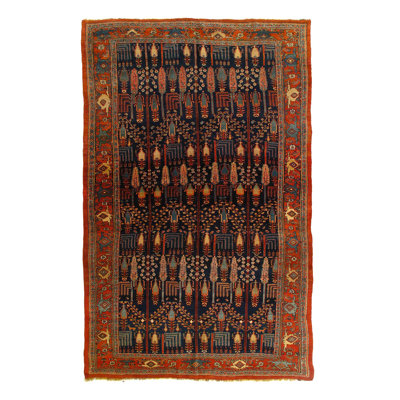 Antique Persian Bidjar Rug 6'9'' X 11'8''
