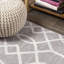 Tapis gris foncé / crème Wincott Ogee-820805651