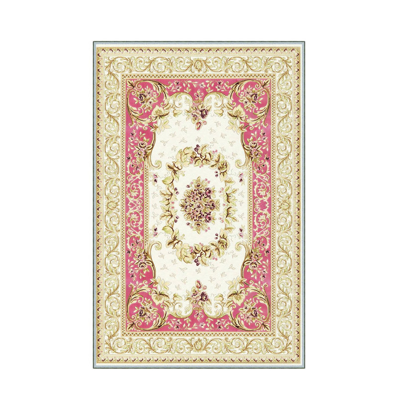 Stylish Woven Carpet, 5.2 x 7.5 Feet | 100% Polyester, 0.3 in Pile Height, Antibacterial, Non-Slip PVC Dot Underside | Machine Washable, 3D Digital Print | Perfect for Living Room, Bedroom & Home Décor