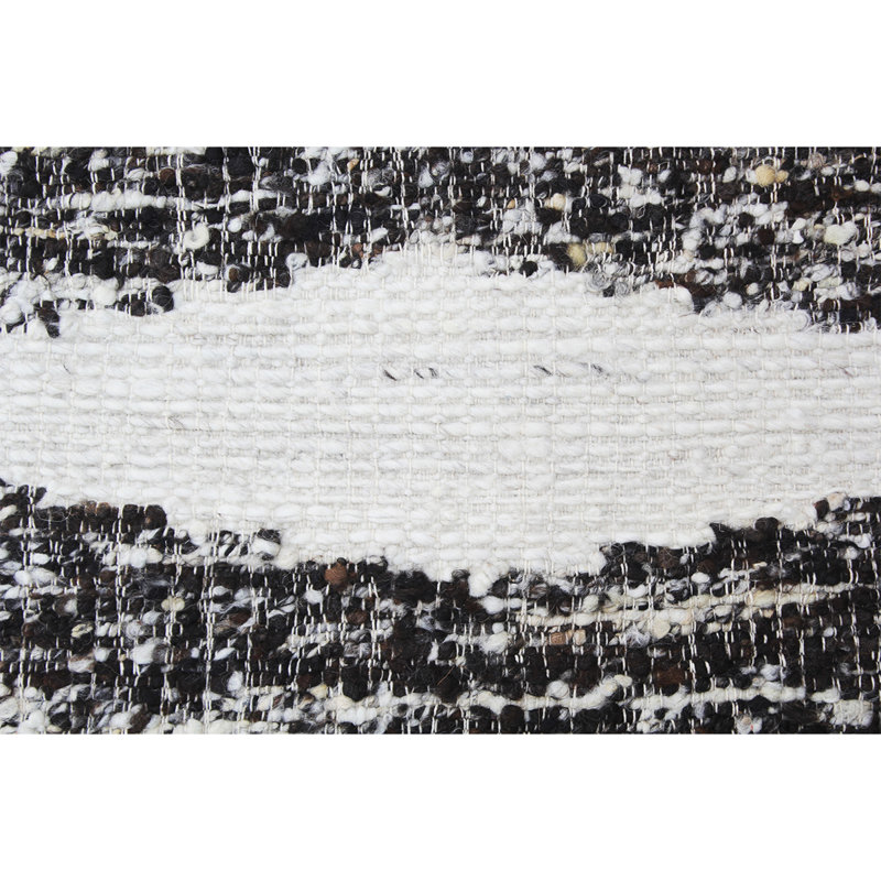 ANFL7400ABRIV Hand Woven Wool Geometric Area Rug, Rectangle 9' x 12'