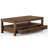 Rectangular Coffee Table With Two Storage Drawer And 2-tier Storage Shelves-731840008