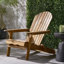 Chaise Adirondack pliante avec dossier à lattes et accoudoirs larges-2068663171