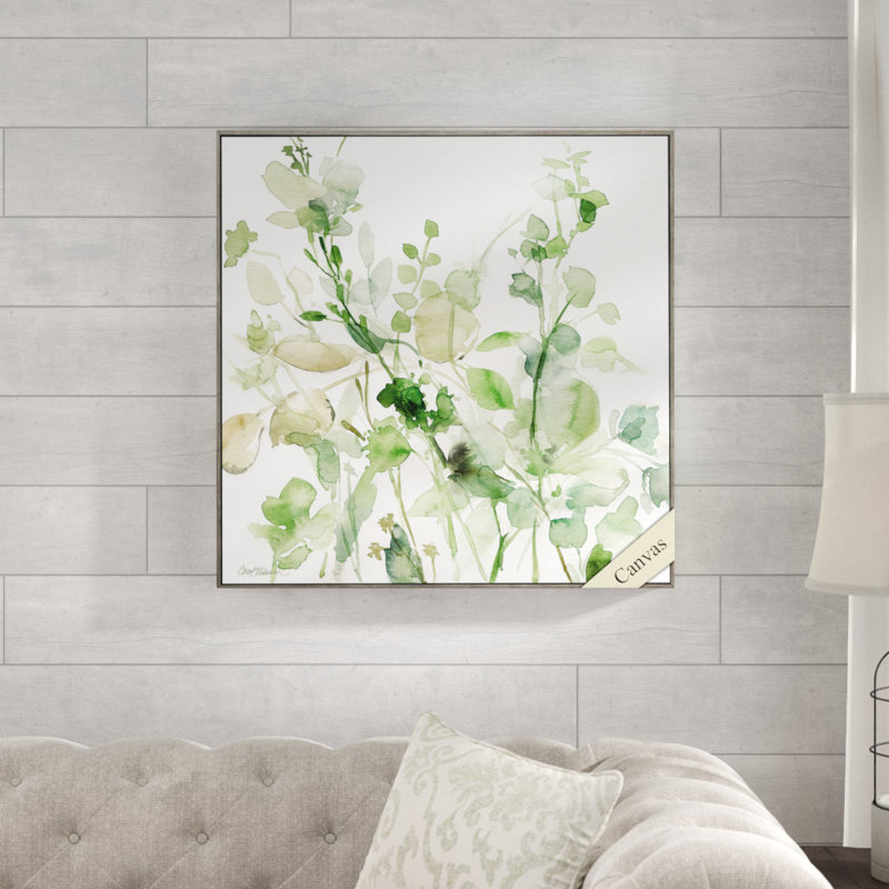 « sage jardin ii », reproduction d’art sur toile encadrée