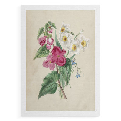 Antique Garden Bouquet IV - Reproduction de toile seulement - NON-CADRE