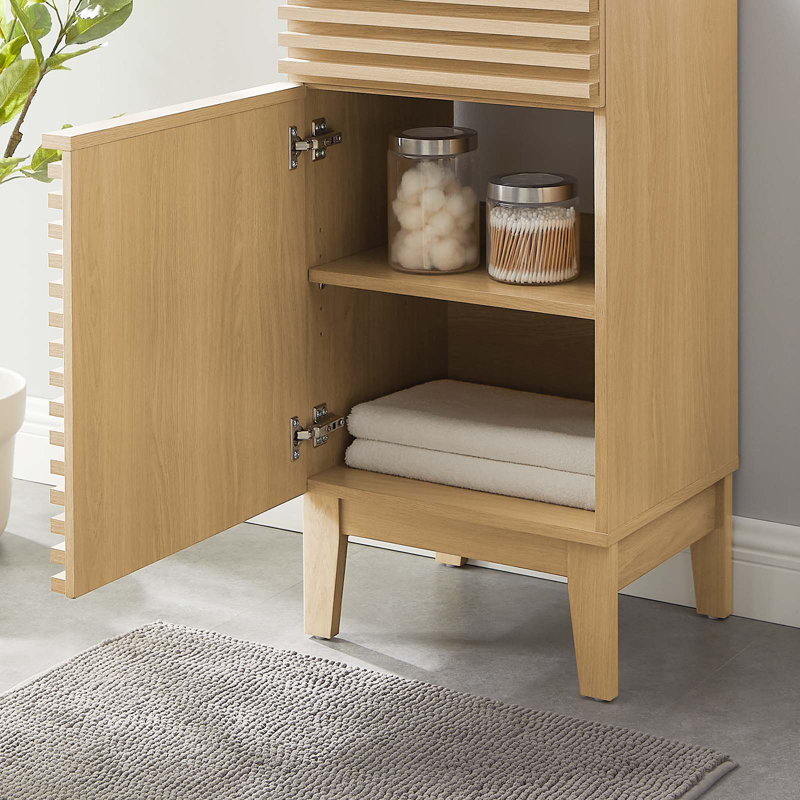 Meuble-lavabo 18 po Modway Render, Chêne