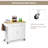 Cordilia 43 " W Kitchen Island with Solid Wood Top-793096179