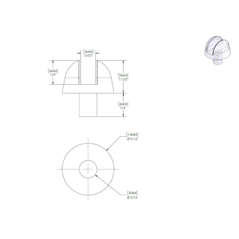 Glass Shelf Pin