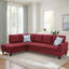 Ensemble de canapé pour 5 personnes avec repose-pieds et rangement - Design élégant, confortable et polyvalent