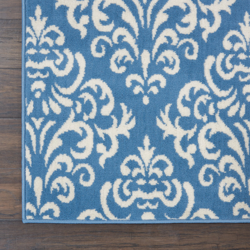 Gjuljeta Damask Indoor Rug, Rectangle 3'9" x 5'9"