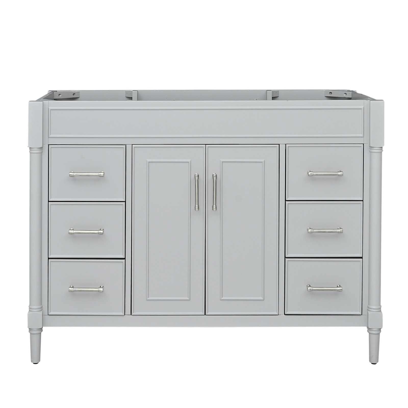 Addison 48" Single Bathroom Vanity Base, Light Gray