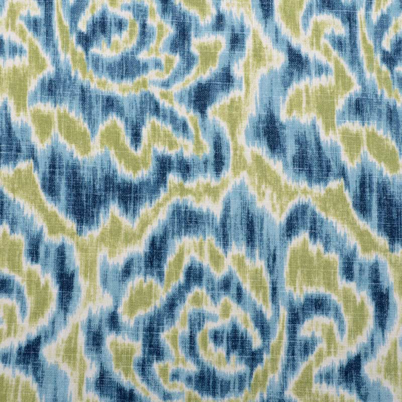 Beau Monde Prints & Wovens Fabric, Aqua/Green