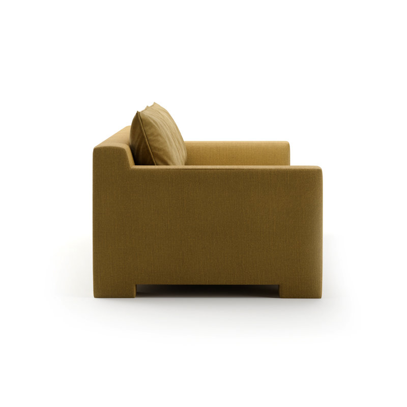 Devon 84" Sofa Camel, 26.5" H x 98" W x 39.75" D