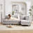 95" Upholstered L Shaped Sofa Modern Sectional-926521334