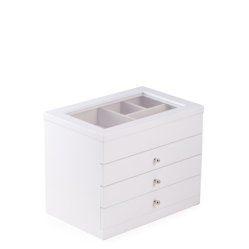 Wood Jewelry Box + Drawers