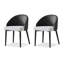 Chaise d'appoint à dossier beige uni (ensemble de 2)-129993345