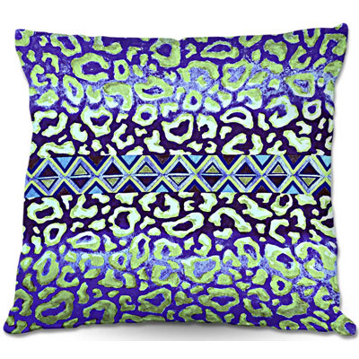 Couch Leopard Trail Square Throw Pillow