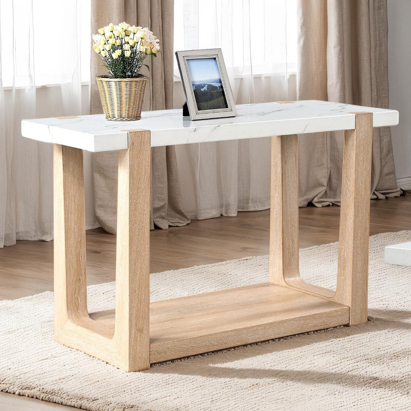 Ensemble de table moderne 3 pièces de style contemporain 1 table basse 1 table de bout 1 table de canapé 1 table en faux marbre