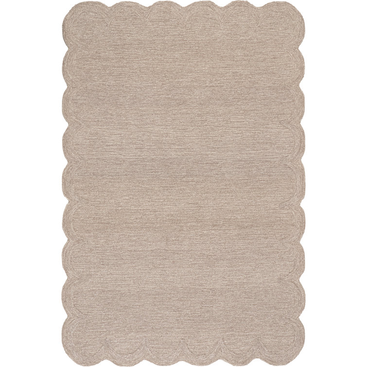  Elira Solid Bordered Area Rug