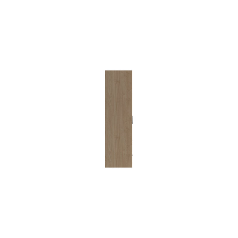 Zakariyah 2 Door Manufactured Wood Wardrobe, Oak