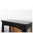 21 Inchthree-Sided Freestanding Electric Fireplace Stove Heater With 3D Flame Effect With Remote Control