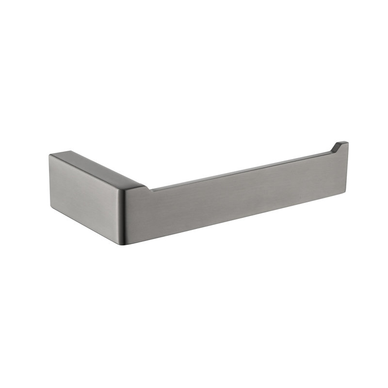 Wall Mount Toilet Paper Holder, Gris mat