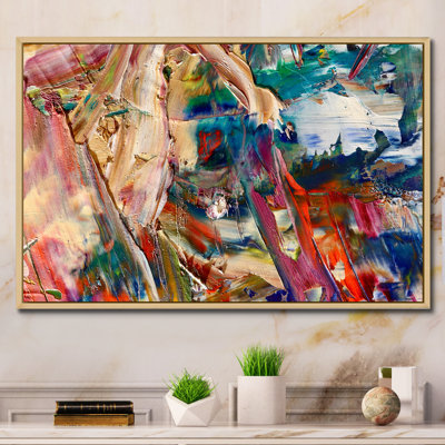 Art abstrait sur toile Colorfor